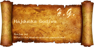 Hajduska Godiva névjegykártya